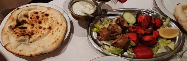 Plats du restaurant indien halal à Bordeaux le Punjab
