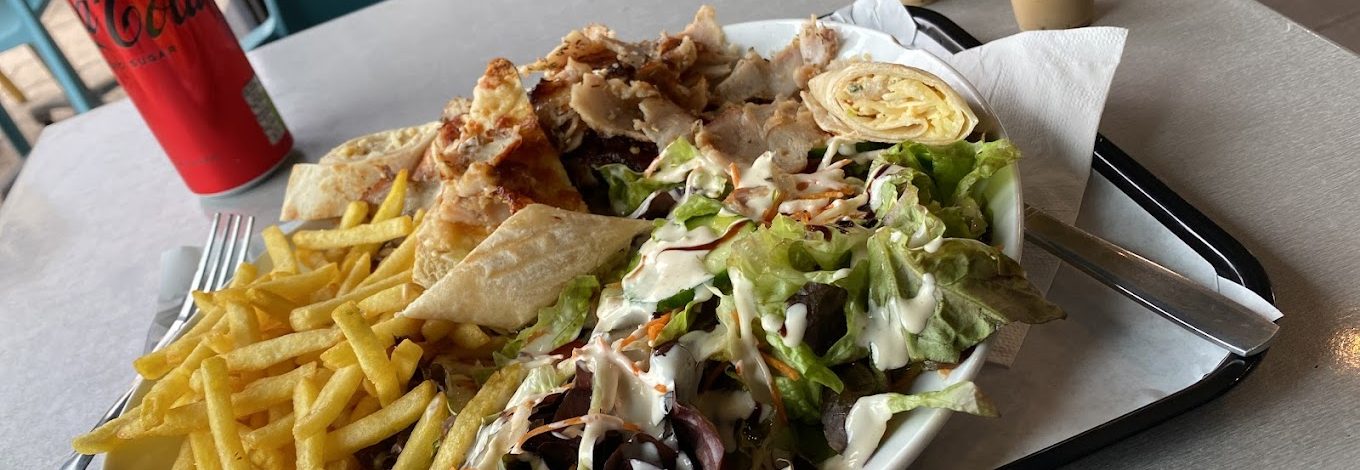 Assiette Kebab du snack halal à Toulon Mac Keinzi